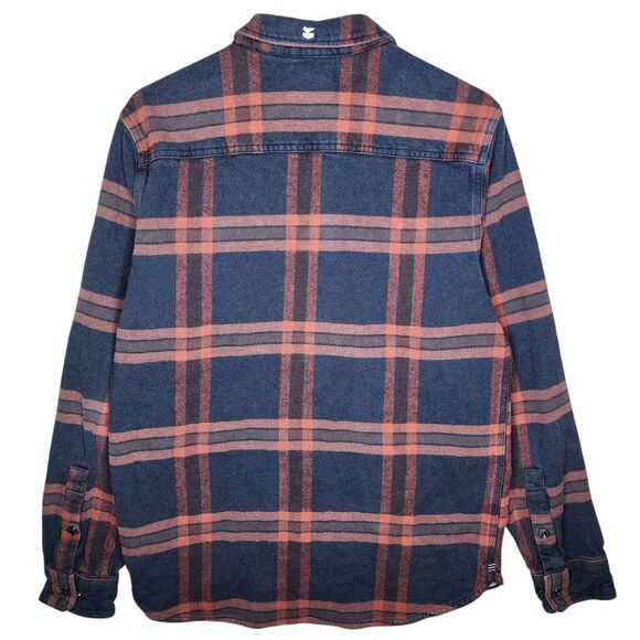 Jetty Arbor Long sleeve Flannel In The Color Tidal - Picture 6 of 9